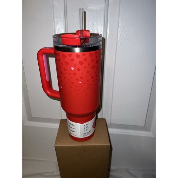 🔥 STANLEY VALENTINE DAY 40oz TUMBLER SWEET HEARTS AUTHENTIC NEW 2025 - Picture 3 of 3